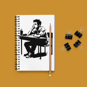 Custom Text Grunge Student Art Notebook ノートブック