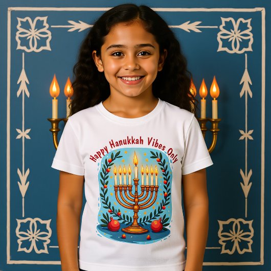 Custom text Hanukkah Festival of Fun Tシャツ