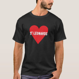 Custom text Heart – Personalised “I Love  Tシャツ
