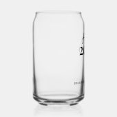 Custom Text Hello 2026 New Years Eve Party ガラス缶 (右)