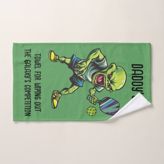 Custom text Intergalactic Sweat Protocol: Activate ハンドタオル (ハンドタオル)