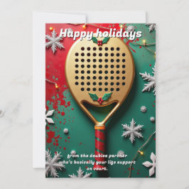 🎾🎄Custom text, Life Support & Lobs シーズンカード