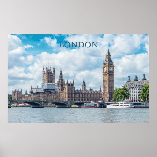Custom Text London ポスター (正面)