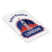Custom Text London マグネット (右側)