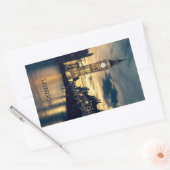 Custom Text London 長方形シール (封筒)