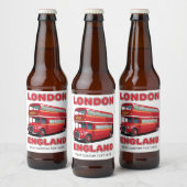 Custom Text London England ビールラベル (ボトル)