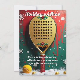 🎾🎄Custom text, Miracle Shots & Mistletoe Misses シーズンカード