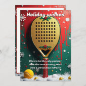 🎾🎄Custom text, Miracle Shots & Mistletoe Misses シーズンカード (正面/裏面)