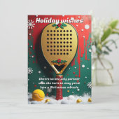 🎾🎄Custom text, Miracle Shots & Mistletoe Misses シーズンカード (スタンド正面)