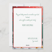 🎾🎄Custom text, Miracle Shots & Mistletoe Misses シーズンカード (裏面)