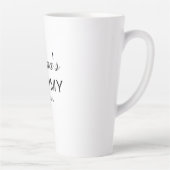 Custom Text MUMMY Latte Mug Gift Personalized Desi カフェラテマグ (右)