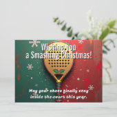 🎾🎄Custom text, Off-Court Wishes, On-Court Misses シーズンカード (スタンド正面)