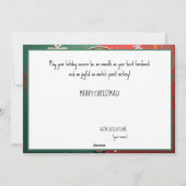 🎾🎄Custom text, Off-Court Wishes, On-Court Misses シーズンカード (裏面)