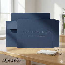 Custom Text on Eye-Catching Blue Texture