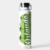 Custom Text Orlando Florida ウォーターボトル (背面)