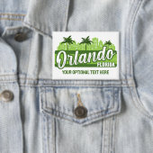 Custom Text Orlando Florida 缶バッジ (インサイチュ)