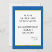 🎾🎄Custom text,  Padel-ing Through the Snow! シーズンカード (裏面)