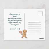 🎾🎄Custom text, Padel Powered Christmas ポストカード (裏面)