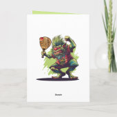 Custom text, padel Trollin' the Court Nana Edition カード (裏面)