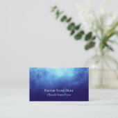 Custom Text & Photo Christian Church Pastor 名刺 (スタンド正面)