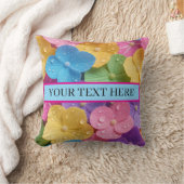 “Custom Text Pillow – Your Message Here” クッション (ブランケット)
