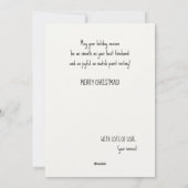 🎾🎄Custom text, Santa’s Padel Pop シーズンカード (裏面)