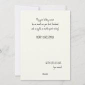 🎾🎄Custom text, Santa’s Smash Shot シーズンカード (裏面)