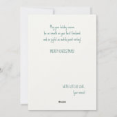 🎾🎄Custom text,  Serve & Celebrate シーズンカード (裏面)