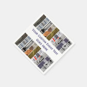 Custom Text Slices of A Meeting | 12 Step Recovery スタンダードカクテルナプキン (角)