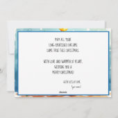 🎾🎄Custom text, Snowfall Smashmas シーズンカード (裏面)