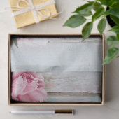 Custom text Swee home Romantic rustic pastel wood  薄葉紙 (ギフト)