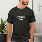 Custom text T-shirt, choose your text Tシャツ