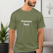Custom text T-shirt, choose your text Tシャツ