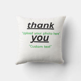 Custom Text & Upload Your Photo Personalized クッション
