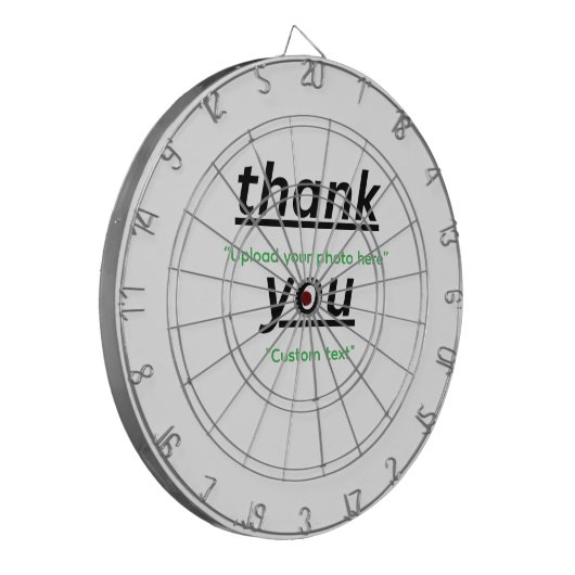 Custom Text & Upload Your Photo Personalized ダーツボード (正面左)