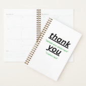 Custom Text & Upload Your Photo Personalized プランナー手帳 (ディスプレー)