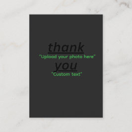 Custom Text & Upload Your Photo Personalized 名刺