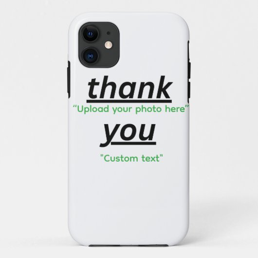 Custom Text & Upload Your Photo Personalized Case-Mate iPhoneケース (裏面)