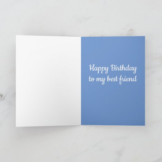 Custom Text. Vintage Style Hydrangea. カード (内部)