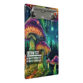 Custom Text Whimsical Mushroom Forest Fantasy ミニクリップボード (アングル)