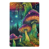 Custom Text Whimsical Mushroom Forest Fantasy ミニクリップボード (裏面)