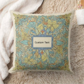 Custom Text Zentangle Mandala Pillow クッション (ブランケット)