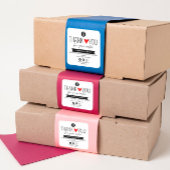 Custom Thank You Sticker With Logo & Offer スクエアシール