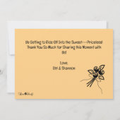 Custom Thank You Wedding Photo Thank You Card サンキューカード (裏面)