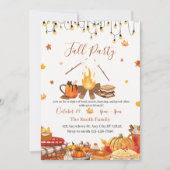 Custom Thanksgiving Dinner Party  招待状 (正面)