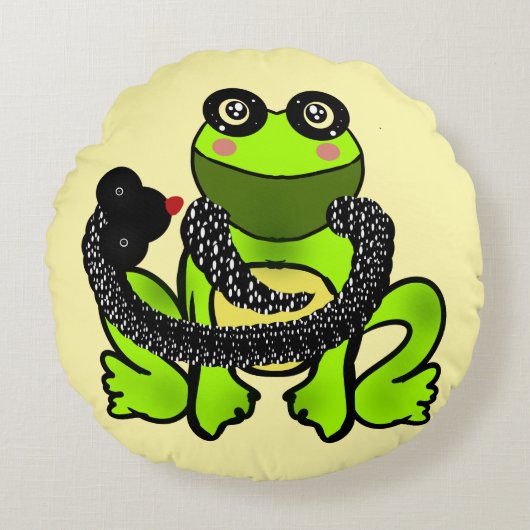 Custom The Friendship gift ラウンドクッション (正面)