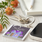 Custom The Signature Whimsy (Pink & Teal) Keychain キーホルダー (正面右)