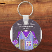 Custom The Signature Whimsy (Pink & Teal) Keychain キーホルダー (正面)