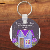 Custom The Signature Whimsy (Pink & Teal) Keychain キーホルダー (正面)