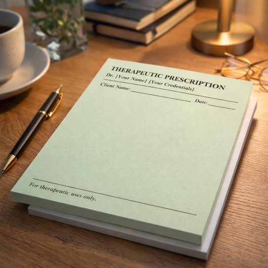 Custom Therapeutic Prescription Note Pad for Docto ノートパッド
